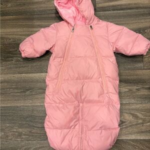 Bogner Baby Girl Pink Snowsuit Size Small